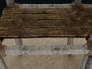 Old Scaffolding Model 3D