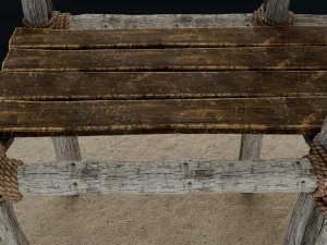 Old Scaffolding 3D Model