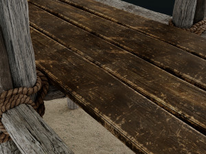 Old Scaffolding Model 3D