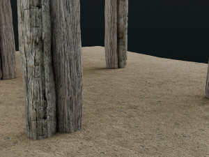 Old Scaffolding Model 3D