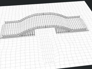 Old Wooden Bridge Modelo 3D