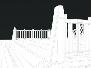 Old Wooden Bridge Modelo 3D