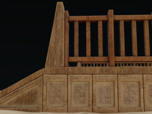 Old Wooden Bridge Modelo 3D