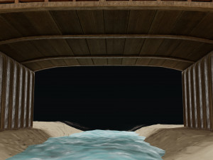 Old Wooden Bridge Modelo 3D