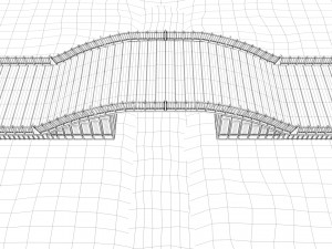 Old Wooden Bridge Modelo 3D