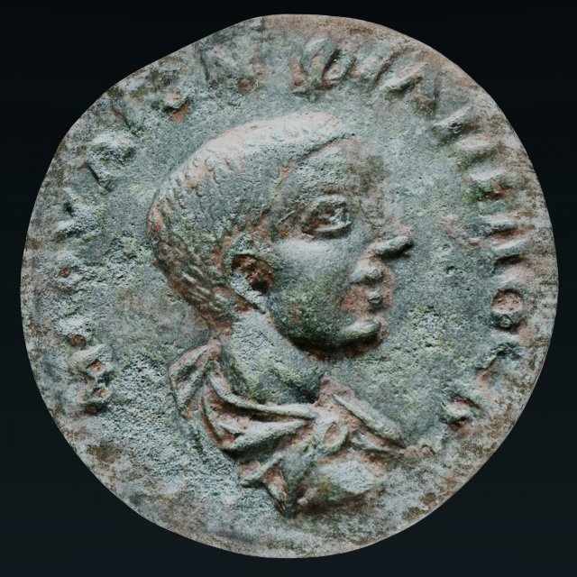 Lykaonia Coin 1 3D Модель .c4d .max .obj .3ds .fbx .stl .blend 