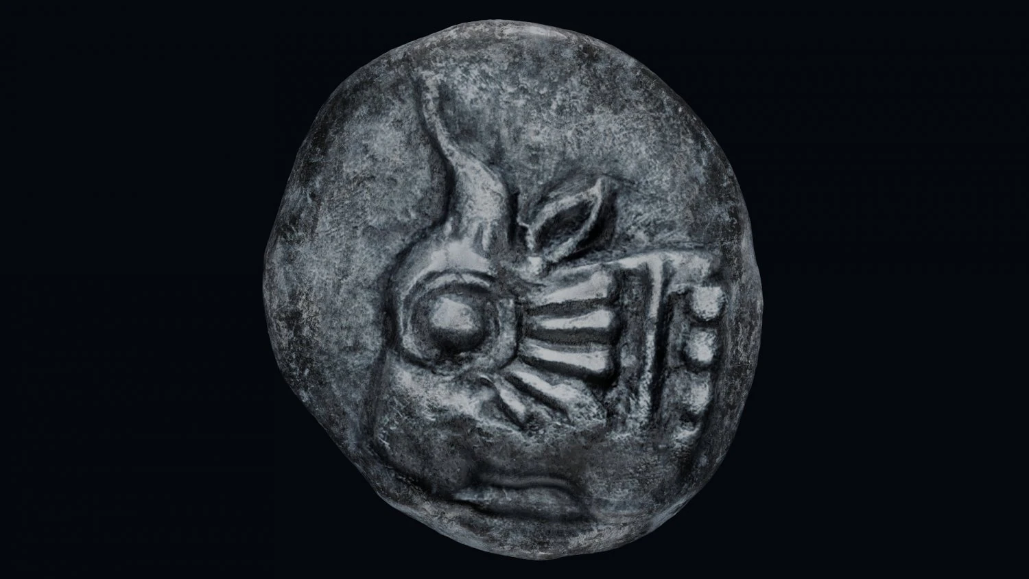 Lycia Coin 3D Model .c4d .max .obj .3ds .fbx .stl .blend