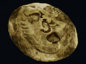 Lydian Coin 3D Model