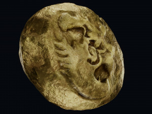 Lydian Coin Model 3D