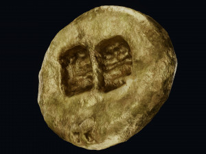 Lydian Coin Model 3D