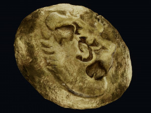 Lydian Coin Model 3D