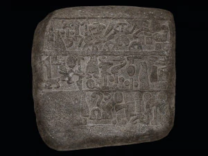 Luwian 상형문자 석판 3D 모델