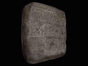 Luwian Hieroglyphic Slab Model 3D