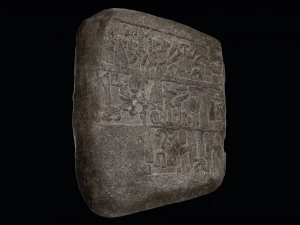 Luwian Hieroglyphic Slab 3D Model
