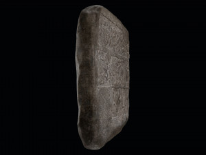 Luwian Hieroglyphic Slab Model 3D