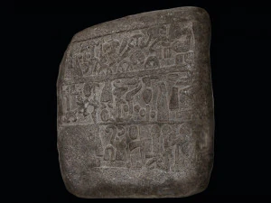 Luwian Hieroglyphic Slab 3D Model