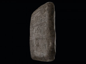 Luwian Hieroglyphic Slab Model 3D