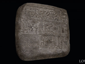 Luwian Hieroglyphic Slab Model 3D