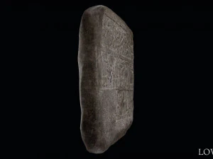 Luwian Hieroglyphic Slab 3D Model
