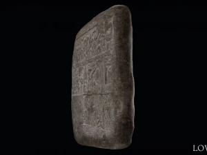 Luwian Hieroglyphic Slab 3D Model