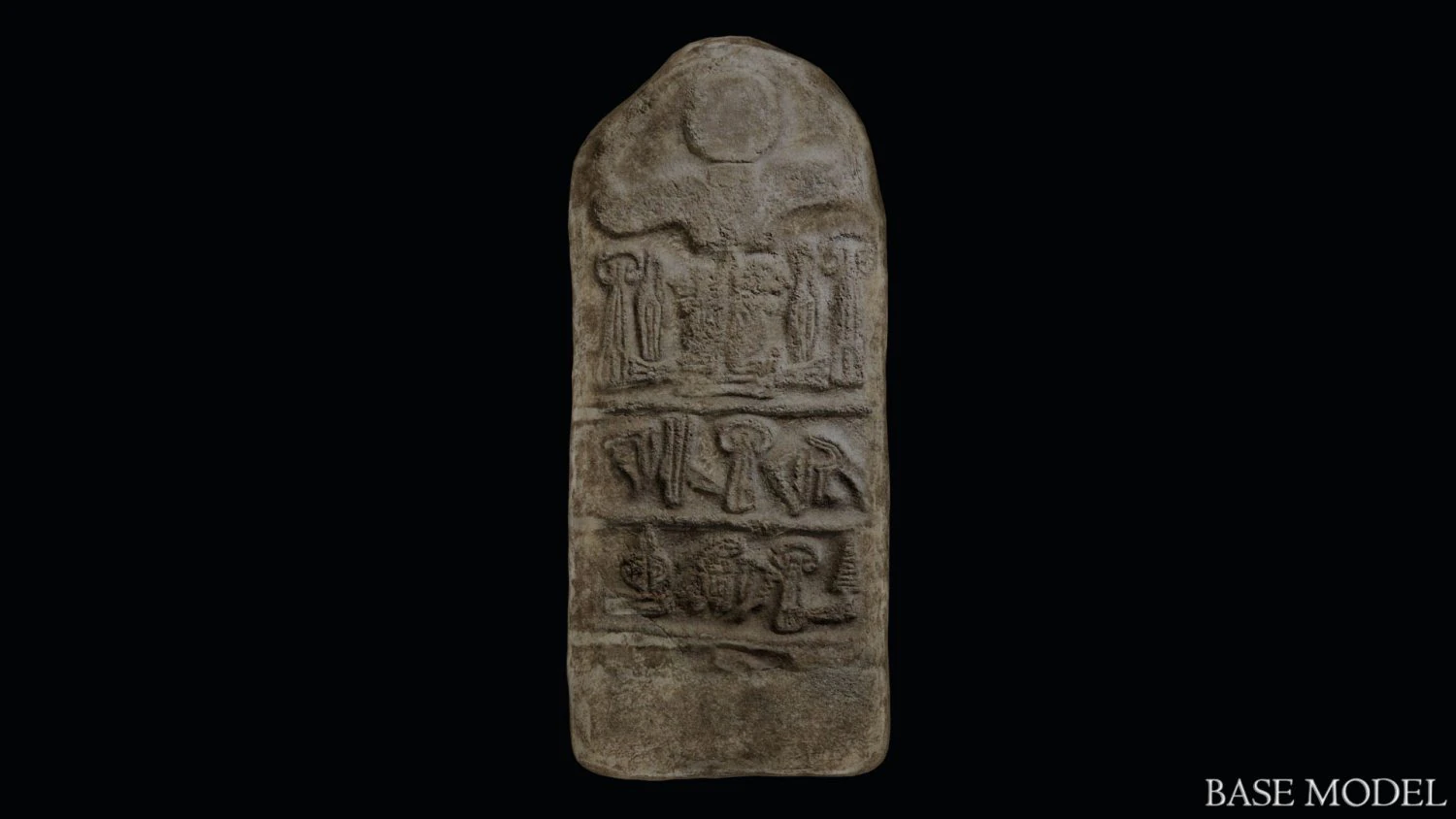 Stele of Tudhaliya IV 3D Model .c4d .max .obj .3ds .fbx .stl .blend 