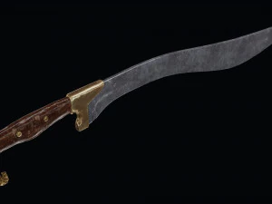 Pedang Alexander Agung Model 3D