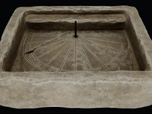 Karamanoglu Sundial 3D Model