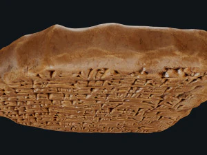 Assyrian Tablet 3D Model