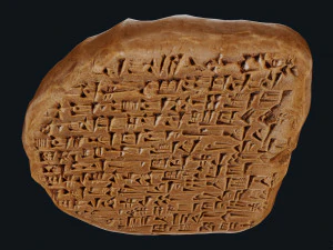 Assyrian Tablet 3D Model
