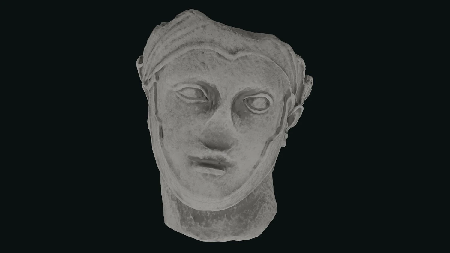 Seleukos Bust 3D Model .c4d .max .obj .3ds .fbx .stl .blend