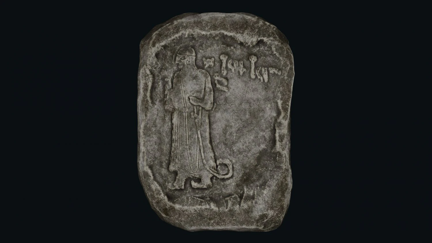 Muwatalli Relief 3D Model .c4d .max .obj .3ds .fbx .stl .blend 