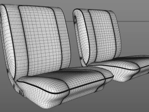 car seats 3D Model