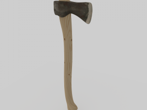 wooden axe Model 3D