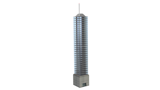 tower block Model 3D .c4d .max .obj .3ds .fbx .stl .blend 