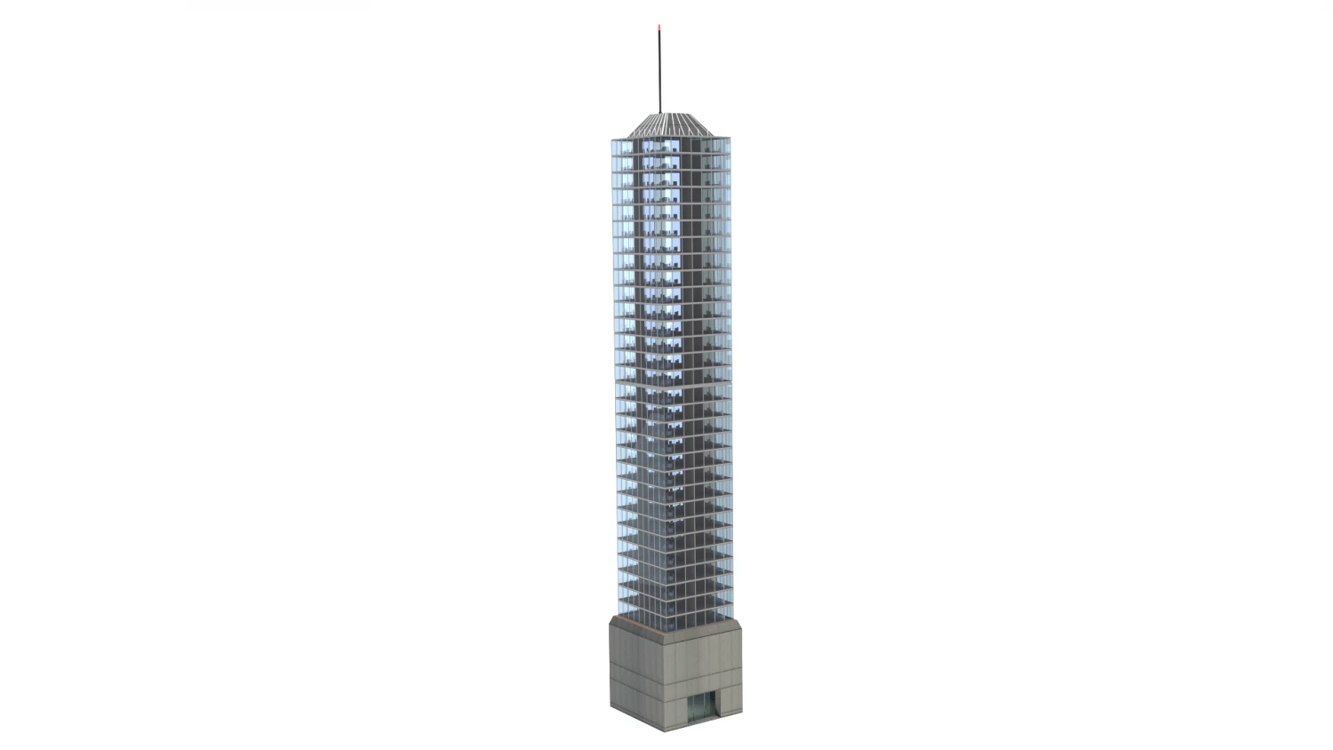 tower block 3D Model .c4d .max .obj .3ds .fbx .stl .blend