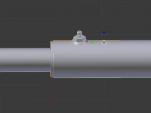 hydraulic ram 3D 모델
