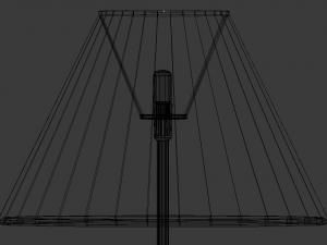 modern stainless steel lamp 3D मॉडल