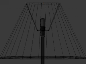 modern stainless steel lamp 3D Model