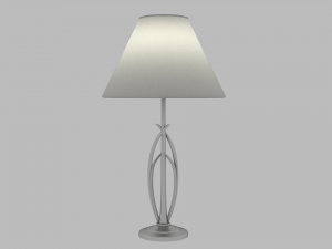 modern stainless steel lamp 3D मॉडल