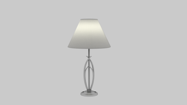 modern stainless steel lamp 3D मॉडल .c4d .max .obj .3ds .fbx .stl .blend 