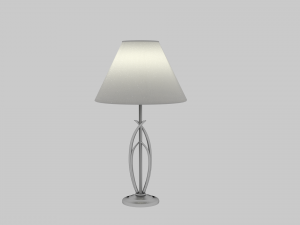 modern stainless steel lamp 3D मॉडल