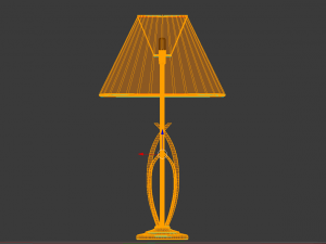 modern stainless steel lamp 3D मॉडल