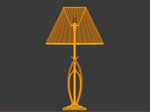 modern stainless steel lamp 3D Model