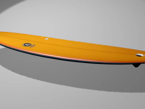 3d printable surfboard key chain 3D Model