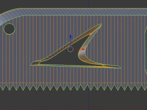 3d printable wax comb 3D Model