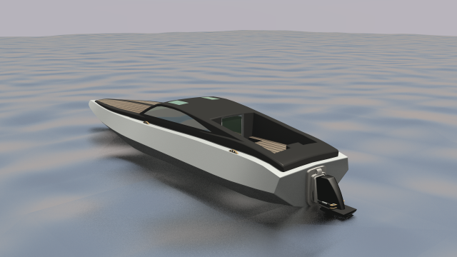 concept speedboat 3D Model .c4d .max .obj .3ds .fbx .stl .blend 