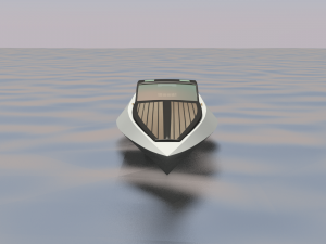 concept speedboat 3D Model