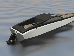 concept speedboat 3D Model
