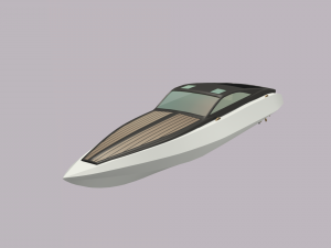 concept speedboat 3D Model