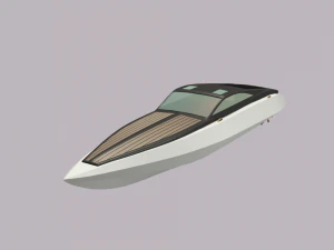 concept speedboat 3D Model